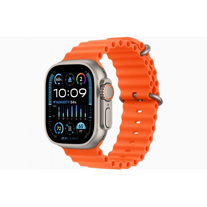 Apple Watch Ultra 2, GPS+Cell 49 mm - Titânio/Laranja Oceano