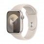 Apple Watch 9 Starlight, 45mm - Bracelete desportiva Starlight S/M.