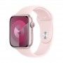 Apple Watch 9 rosa, 45mm - Bracelete desportiva rosa M/L.
