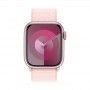 Apple Watch 9 rosa, 41mm - Bracelete Loop rosa.