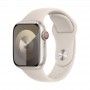 Apple Watch 9 GPS + Cell Starlight, 41mm - Bracelete desportiva Starlight M/L.