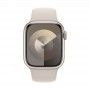 Apple Watch 9 GPS + Cell Starlight, 41mm - Bracelete desportiva Starlight S/M