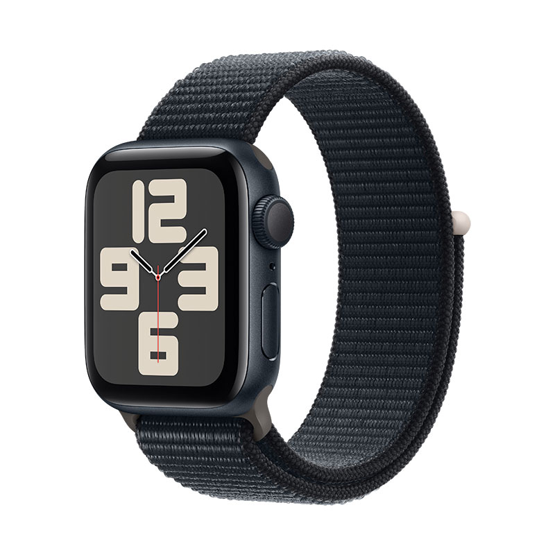 Apple Watch SE 2023 meia-noite, 40mm - Bracelete Loop meia-noite