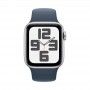 Apple Watch SE 2023 GPS+Cell prateado, 40mm + Bracelete desportiva azul S/M.