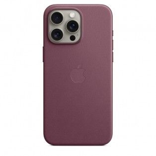 Capa Apple em tecido FineWoven para iPhone 15 Pro Max com MagSafe - Amora