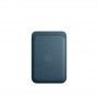 Carteira em tecido FineWoven com MagSafe para iPhone - Azul Pacfico.