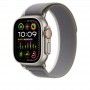 Bracelete Loop Trail para Apple Watch de 44 a 49mm (S/M) - Verde/Cinza