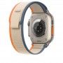 Bracelete Loop Trail para Apple Watch de 44 a 49mm (M/L) - Laranja/Bege