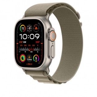 Bracelete Loop Alpine para Apple Watch de 44 a 49mm (pequena) - Azeitona