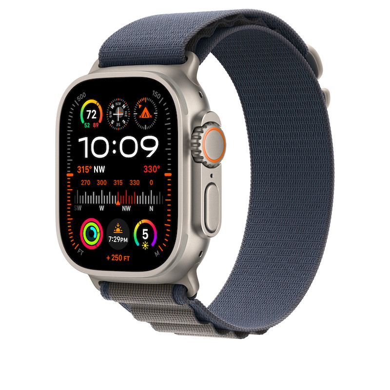 Bracelete Loop Alpine para Apple Watch de 44 a 49mm (pequena) - Azul