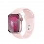 Bracelete desportiva para Apple Watch 42/49mm S/M - Rosa claro