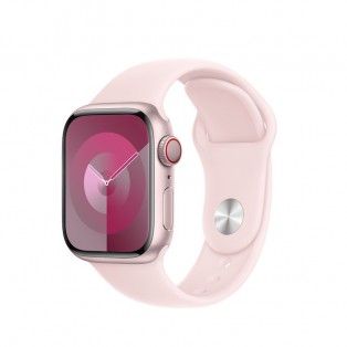 Bracelete desportiva para Apple Watch 38/41mm S/M - Rosa claro