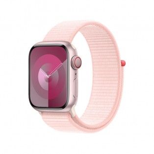 Bracelete Loop desportiva para Apple Watch de 38/41mm - Rosa-claro