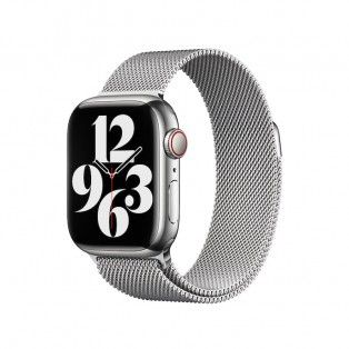 Bracelete Loop milanesa para Apple Watch de 38/41mm - Prateada