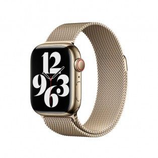 Bracelete Loop milanesa para Apple Watch de 38/41mm - Dourada