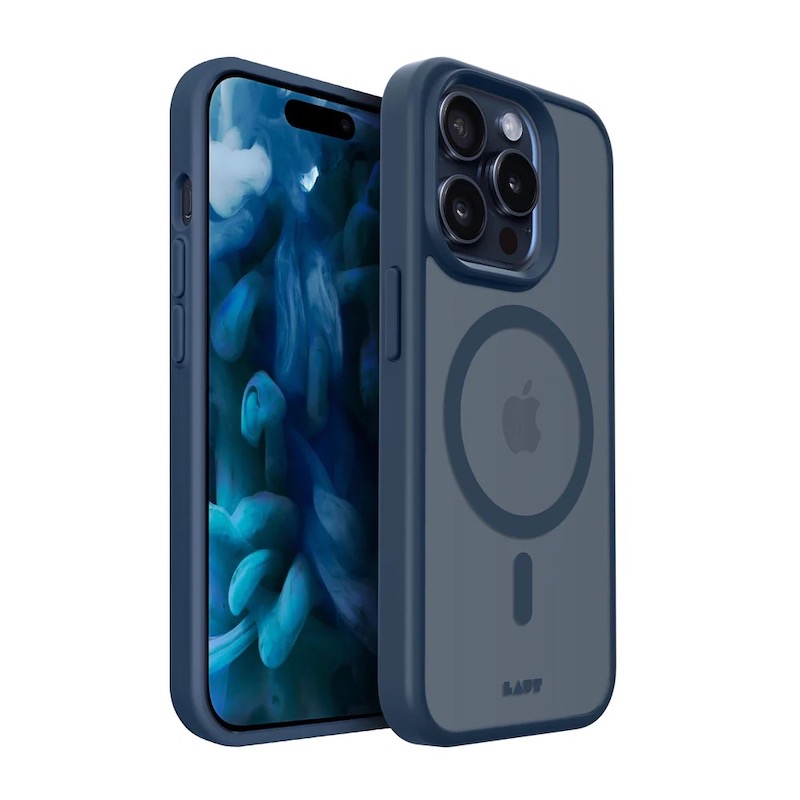Capa para iPhone 15 Pro Huex Protect da Laut - Azul escuro
