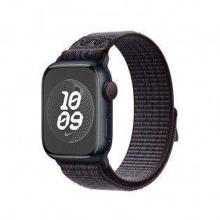 Bracelete Loop desportiva Nike para Apple Watch de 42/49 mm - Preto/azul