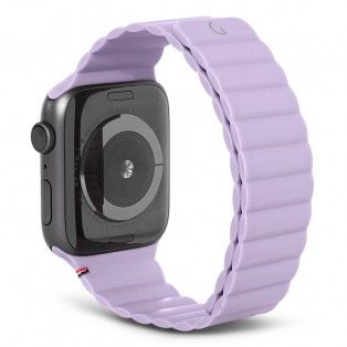 Bracelete Magnética DECODED Silicone Traction para Apple Watch 38 a 41 mm - Lavanda