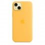 Capa para iPhone 15 Plus em silicone com MagSafe - Raio de sol
