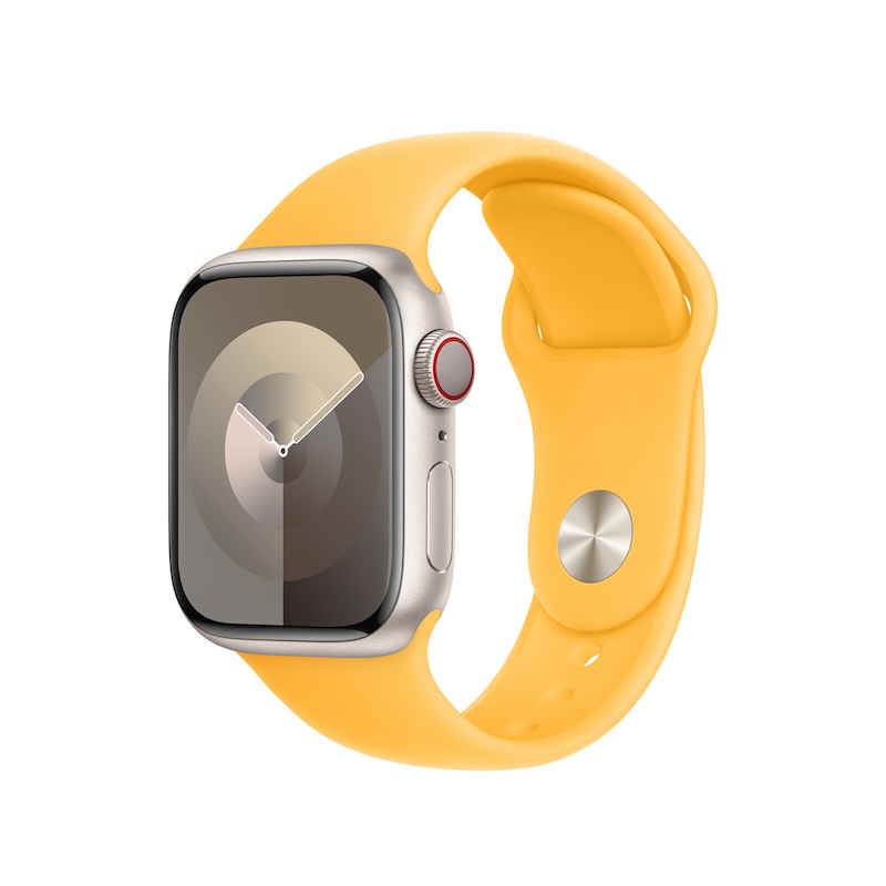 Bracelete desportiva para Apple Watch 38/41mm S/M - Raio de sol