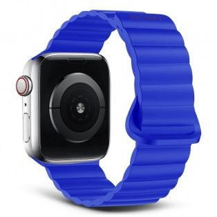 Bracelete Magntica DECODED Silicone Traction para Apple Watch 42 a 49 mm - Azul