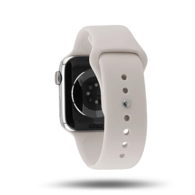 Bracelete em silicone para Apple Watch 38 a 41 mm Band Band - Luz das estrelas