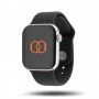 Bracelete em silicone para Apple Watch 38 a 41 mm Band Band - Meia noite
