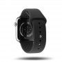 Bracelete em silicone para Apple Watch 45 a 49 mm Band Band - Meia noite