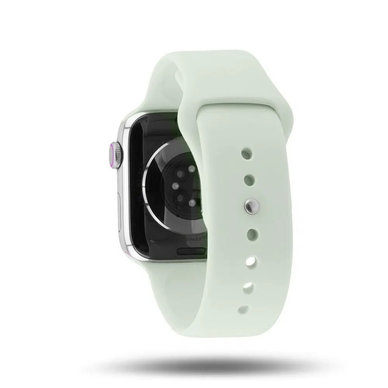 Bracelete em silicone para Apple Watch 38 a 41 mm Band Band - Menta Suave