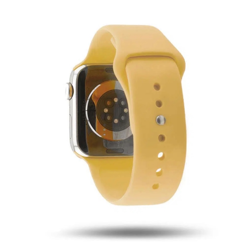 Bracelete em silicone para Apple Watch 38 a 41 mm Band Band - Luz do sol
