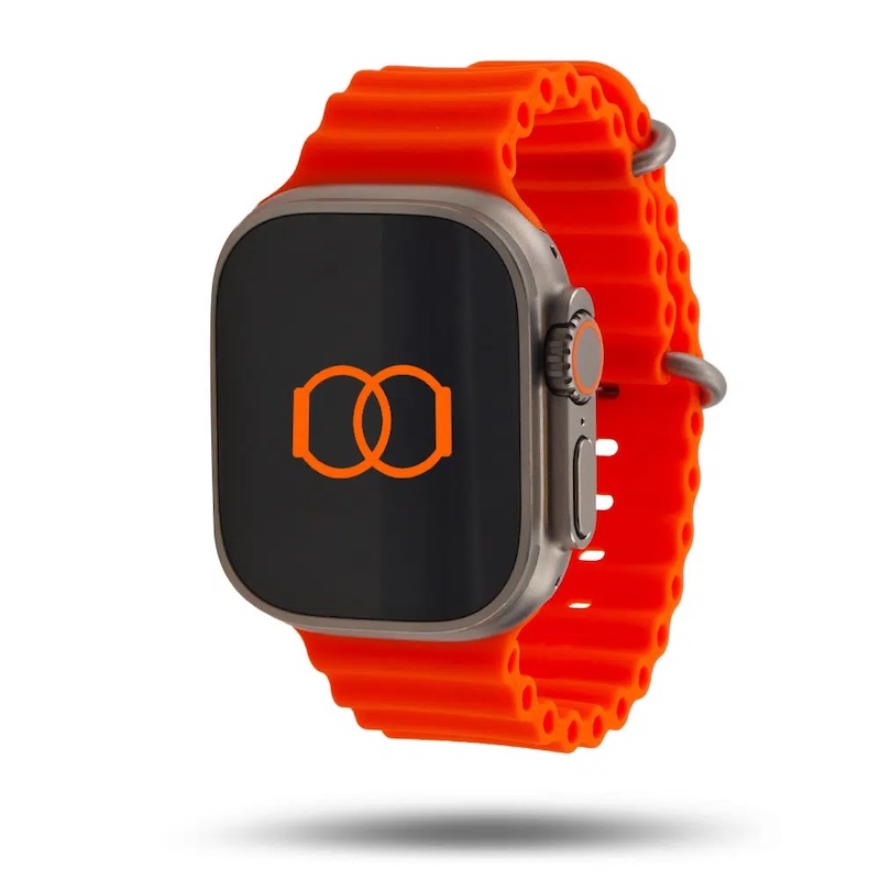 Bracelete Ocean para Apple Watch de 45 a 49mm - Laranja