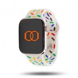 Bracelete em silicone para Apple Watch 38 a 41 mm Band Band - Pride