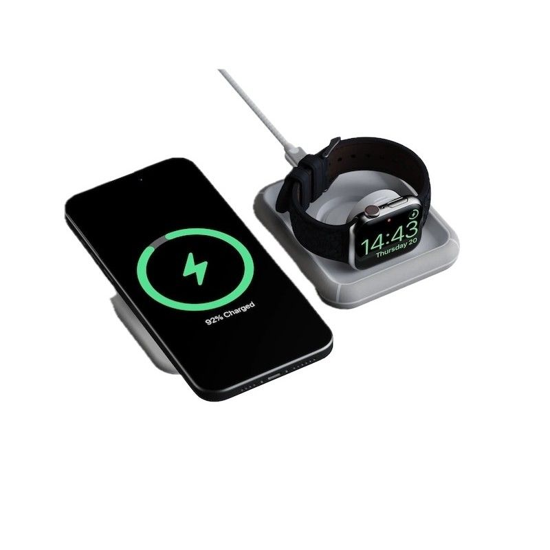 Carregador 2 em 1 (iPhone, Apple Watch) de alta capacidade 7.5W - 15W